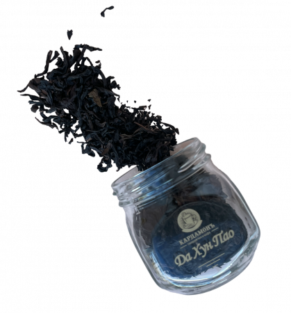 Чай в стеклянной банке "Да Хун Пао" х 25гр